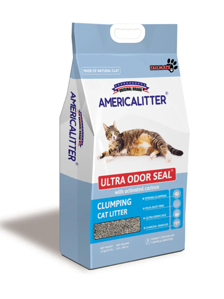Arena Aglutinante America Litter Ultra Odor Seal 15 KG 1