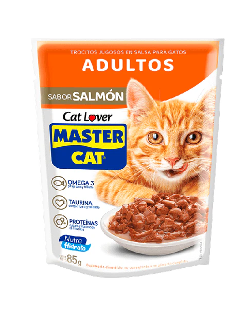 Master Cat Pouch Sabor Salmón 85 GR