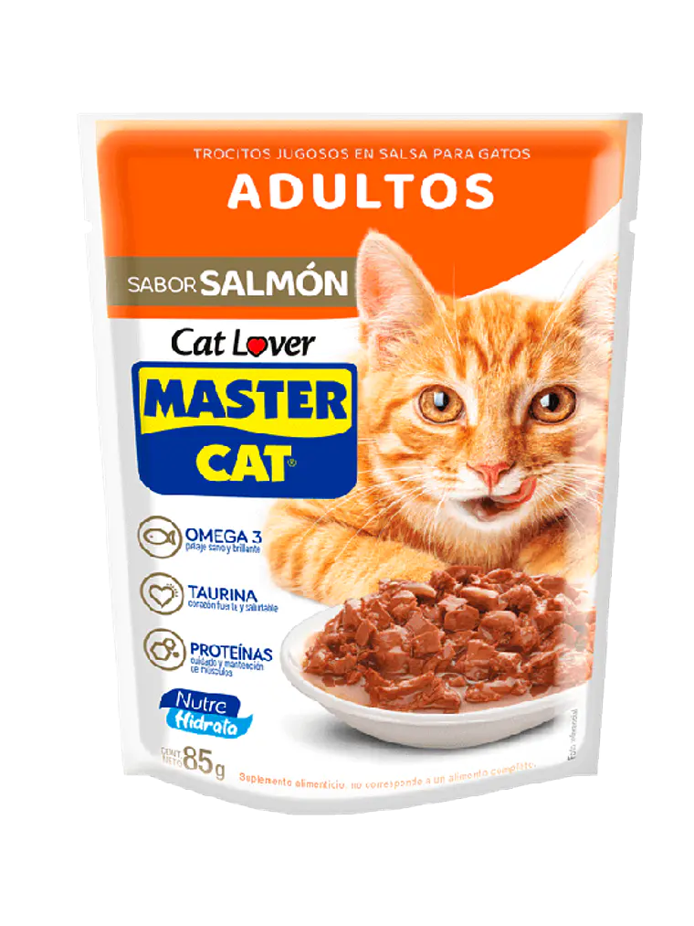 Master Cat Pouch Sabor Salmón 85 GR 1
