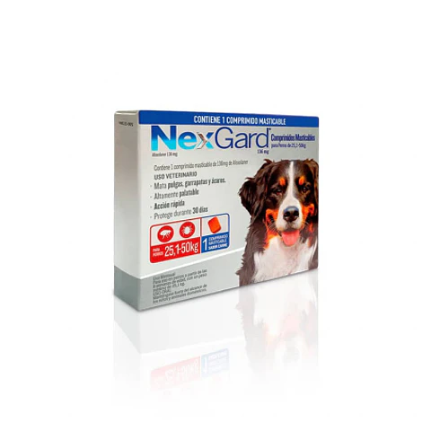 Nexgard Antiparasitario para Perros de 25,1 a 50 KG