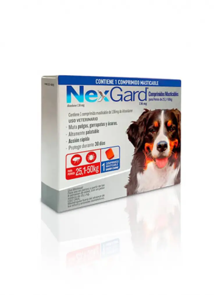 Nexgard Antiparasitario para Perros de 25,1 a 50 KG 1
