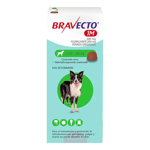 Bravecto Antiparasitario para Perros de 10 a 20 KG