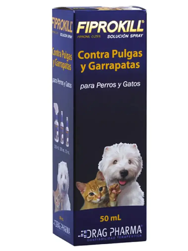 Fiprokill Antipulgas Spray Perros y Gatos 50 ML 1