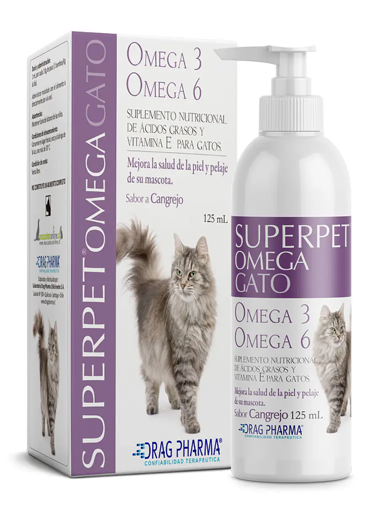 SuperPet Omega Gato 125 ML 1