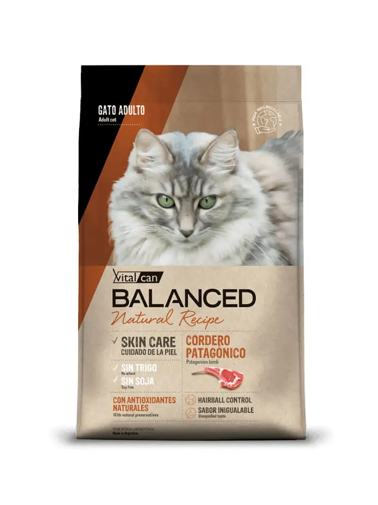 Balanced natural recipe gato cordero 7,5 KG 1