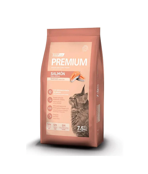 Vitalcan premium gato salmón 7,5 KG