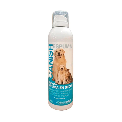 Canish shampoo seco perro 160 ML