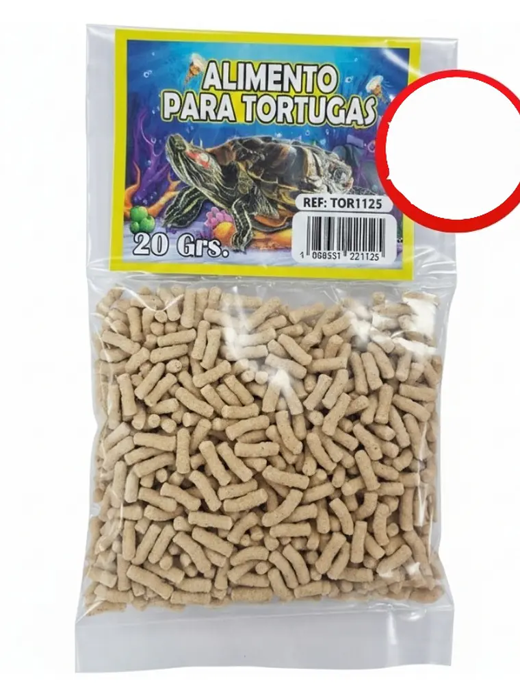Alimento para Tortugas Peces 1 Unidad Pellet 20 GR 1