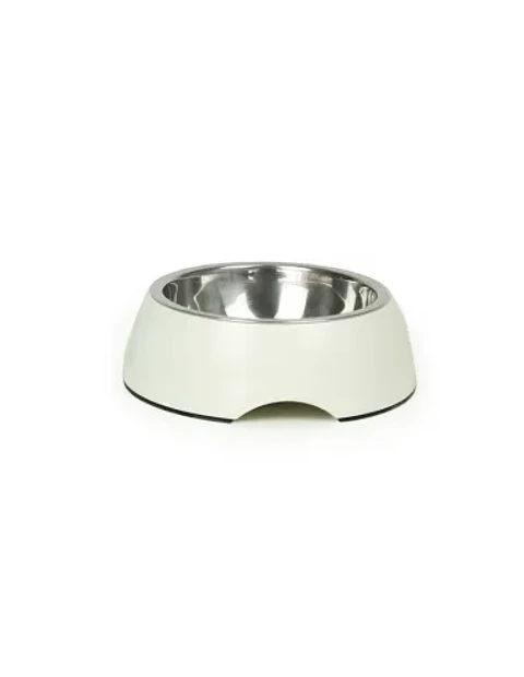BRNX PLATO MELAMINA + INOX BLANCO