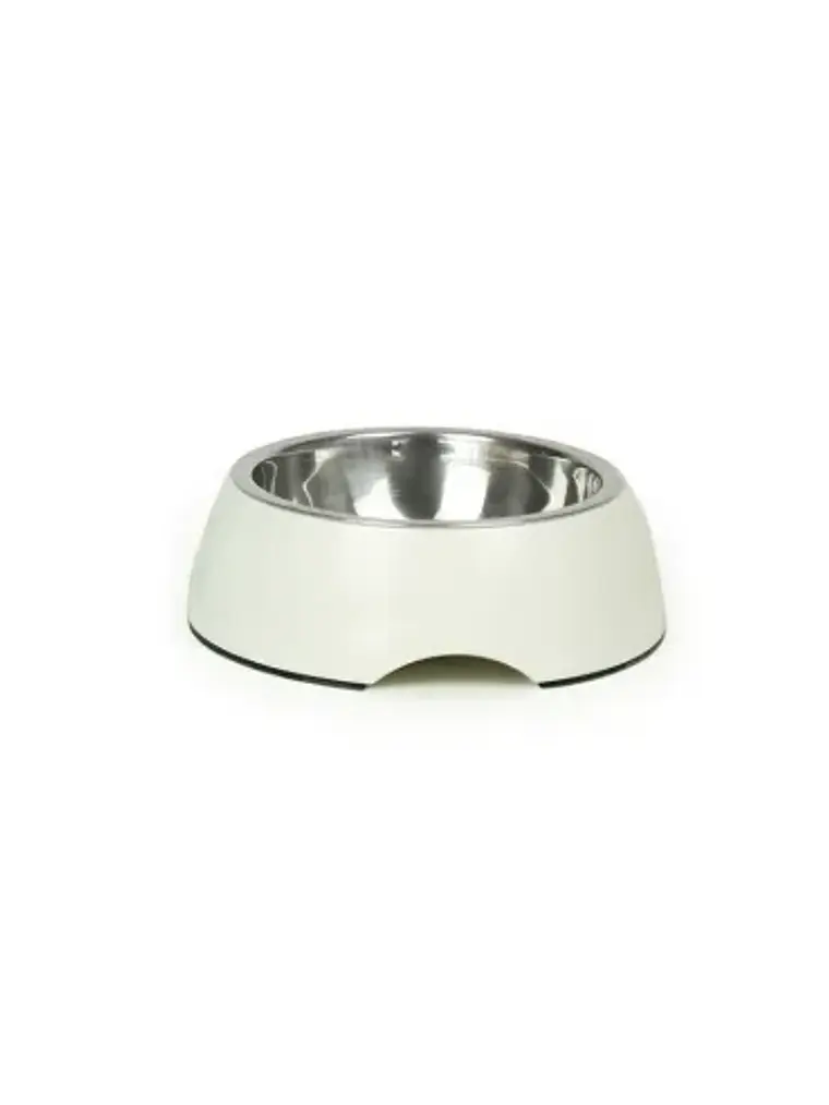 BRNX PLATO MELAMINA + INOX BLANCO 1