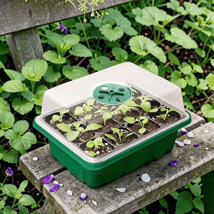 Bandeja germinadora, con tapa invernadero 1