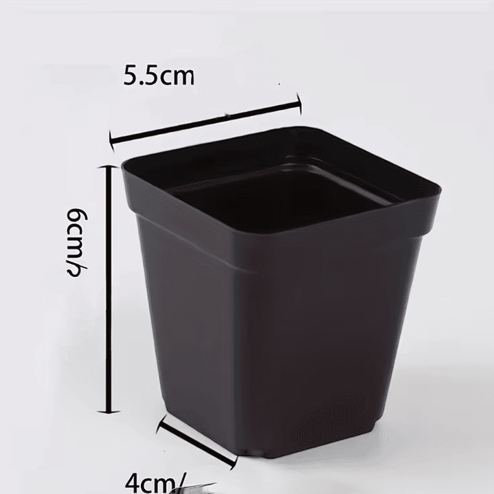 Macetas de plastico con perforaciones 6 unidades 2