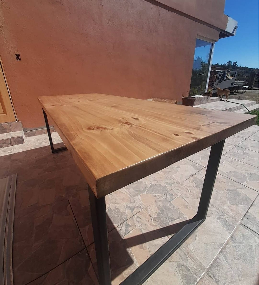 Mesa terraza madera a medida - Lo Barnechea (Región Metropolitana