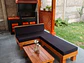 Juego de Tapiz Negro Terraza Rustica - Miniatura 4