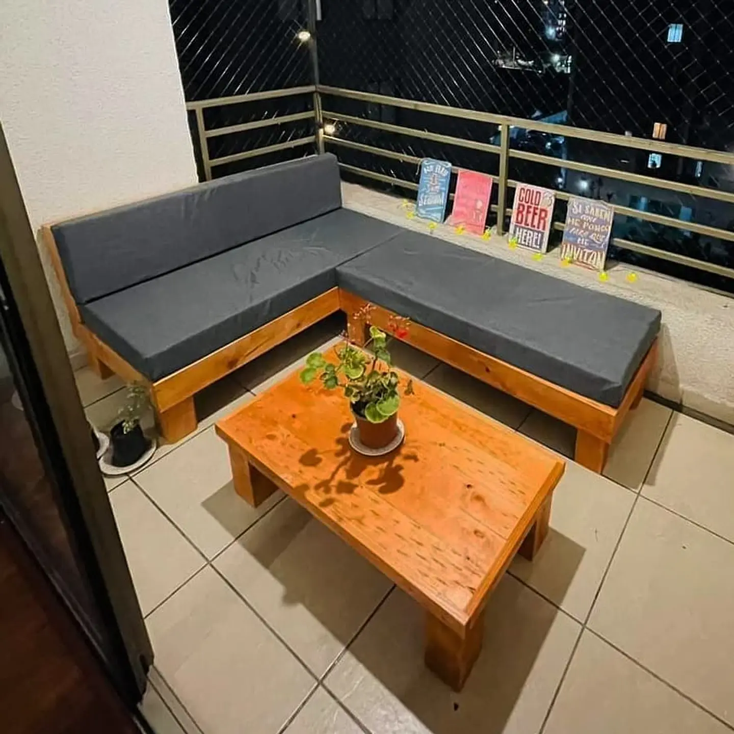 Terraza Balcón en L - Varios Colores 3