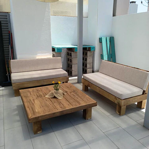 Living Terraza 2 Sofás - Varios Colores