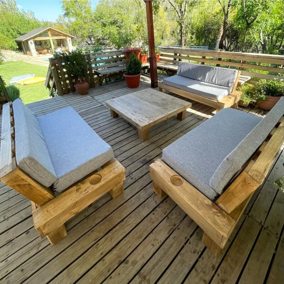 Living Terraza Posavasos Gris 1