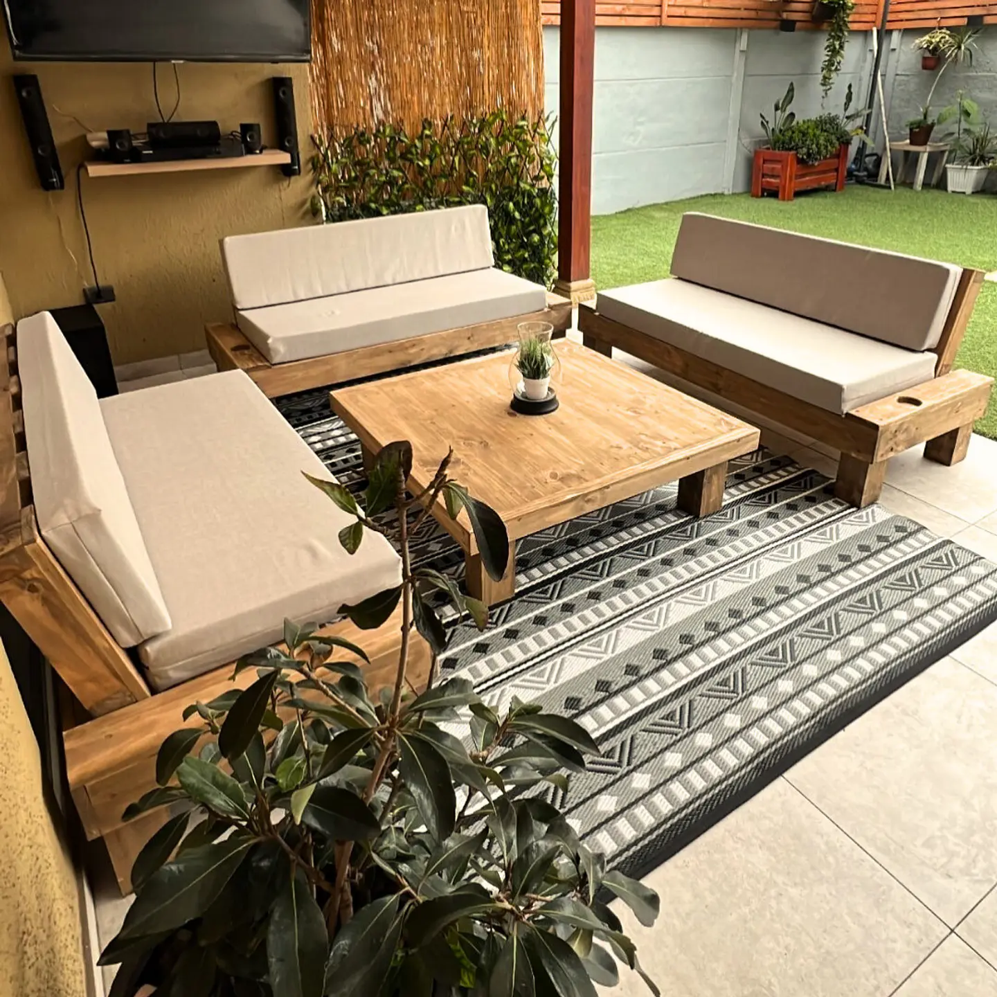 Living Terraza Posavasos Beige 1