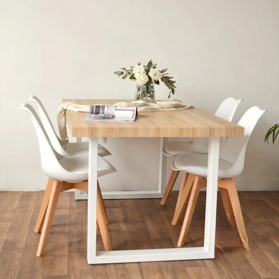 Comedor Andes 4 Personas - Tulip - Blanco 1