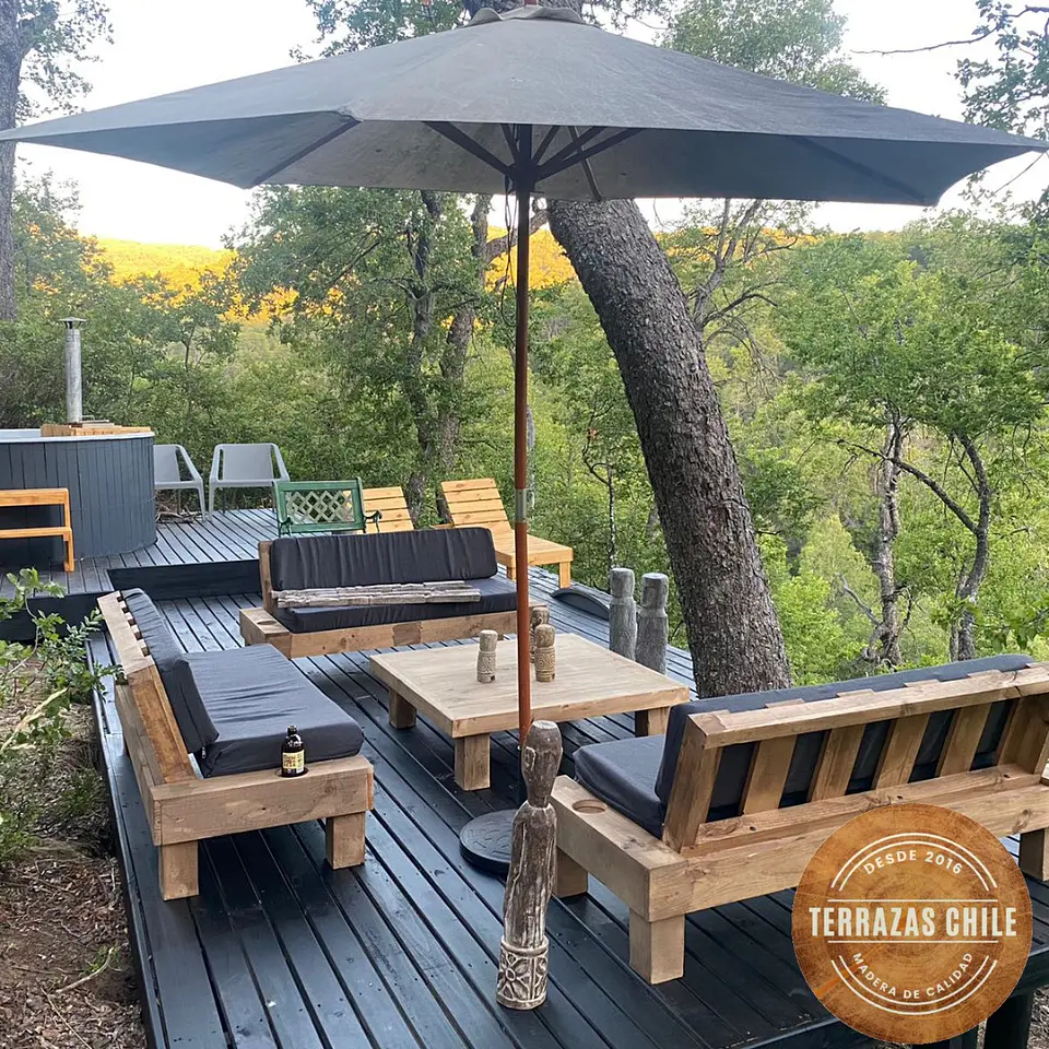 Living Terraza Posavasos Negro 3