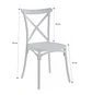 Silla Crossback Polipropileno - Varios colores - Miniatura 6