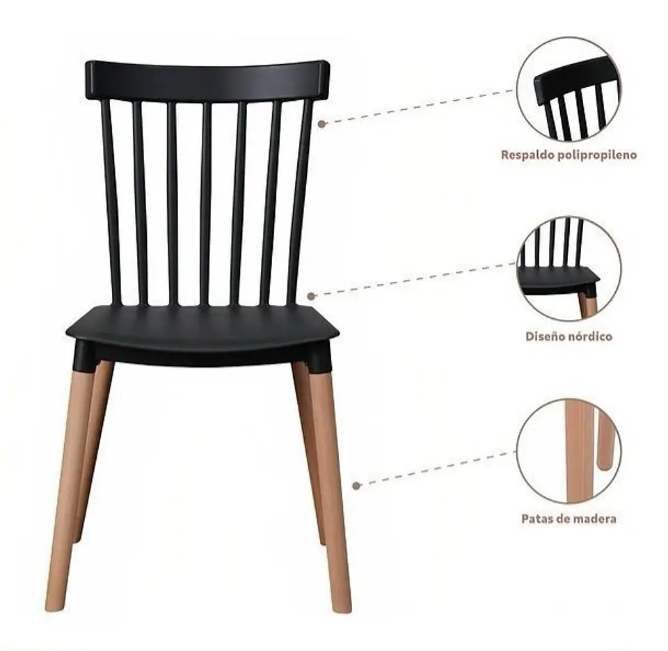 Silla Windsor - Varios Colores 2