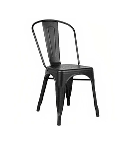 Silla Tolix - Negro y Blanco