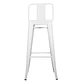 Taburete Tolix 64 cm - Blanco y Negro - Miniatura 3
