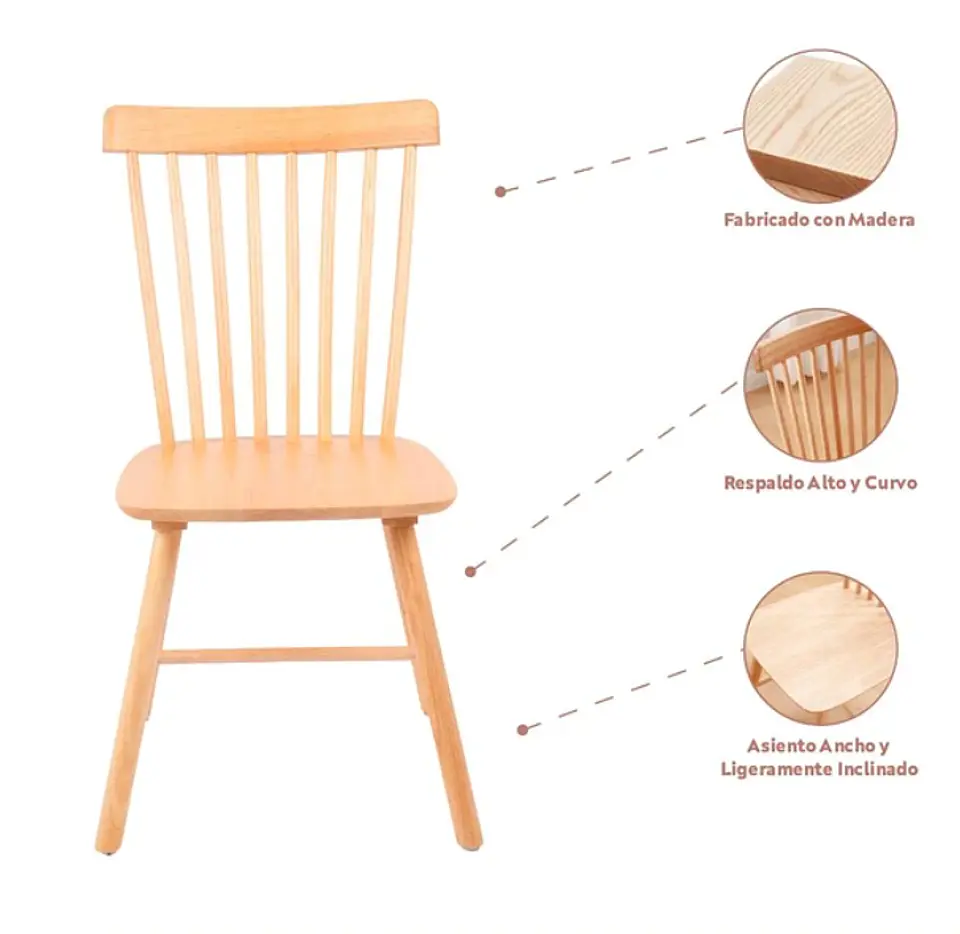 Silla Windsor Madera 4