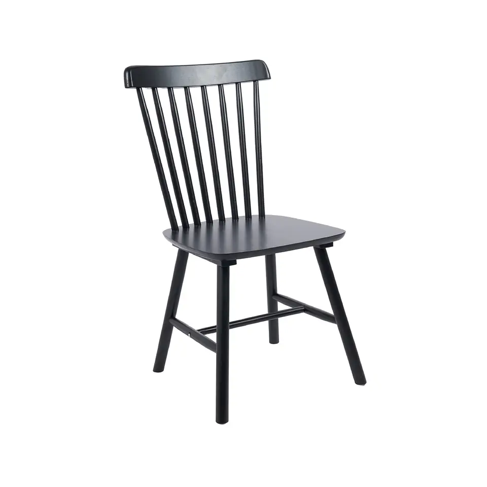Silla Windsor Madera - Negra 1
