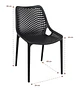 Silla de Terraza Berlín - Negra - Miniatura 6