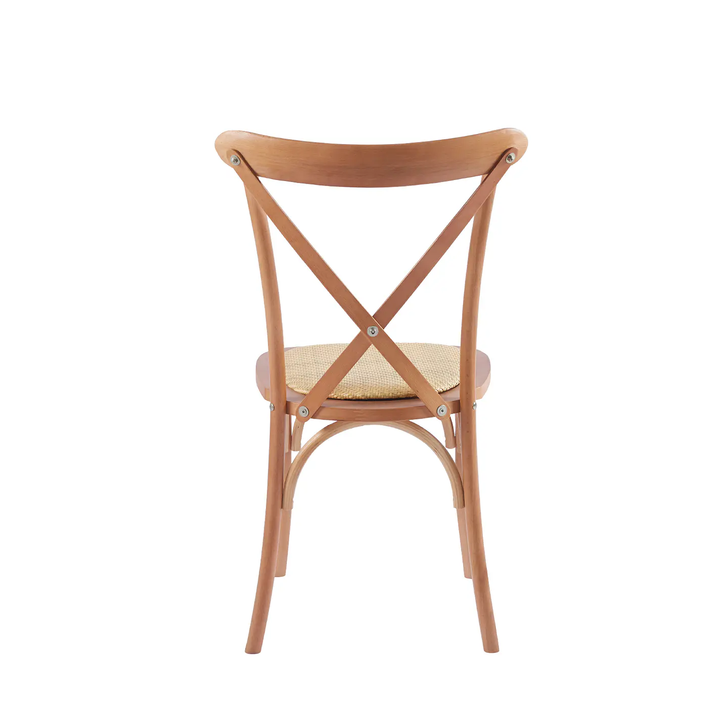 Silla Crossback Madera y Rattan - Natural 2
