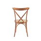 Silla Crossback Madera y Rattan - Natural - Miniatura 2
