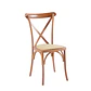 Silla Crossback Madera y Rattan - Natural - Miniatura 1