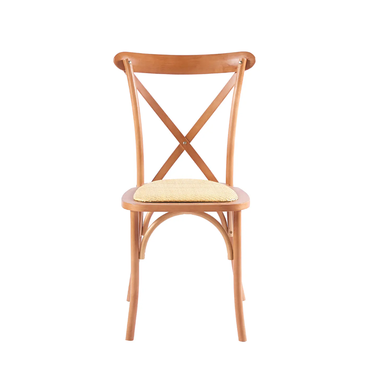 Silla Crossback Madera y Rattan - Natural 3