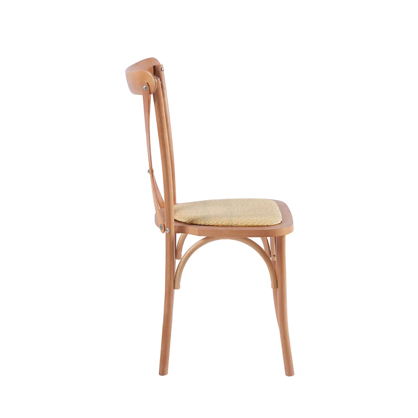 Silla Crossback Madera y Rattan - Natural 4