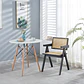 Silla Chandigarh Rattan - Negra - Miniatura 5