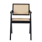 Silla Chandigarh Rattan - Negra - Miniatura 4