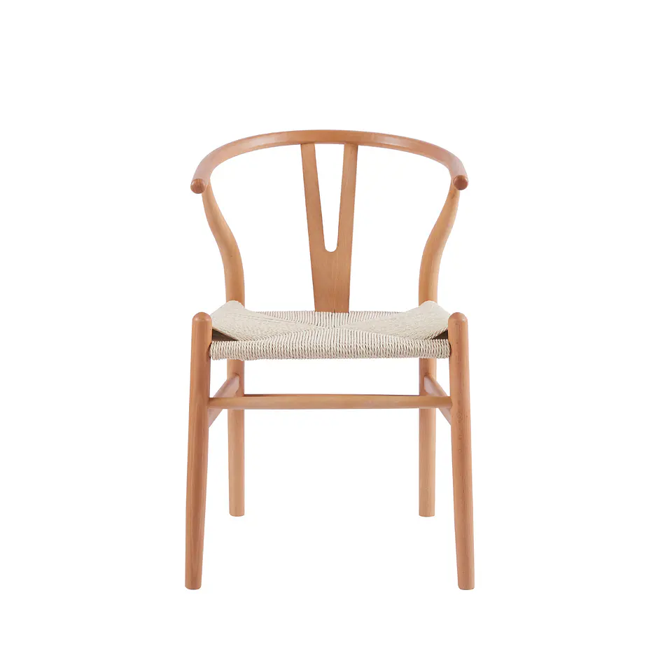 Silla Wishbone Madera e Hilo de cuerda - Natural 2
