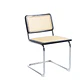 Silla Breuer Madera y Rattan - Negra - Miniatura 1