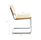 Silla Breuer Madera y Rattan - Natural - Miniatura 7