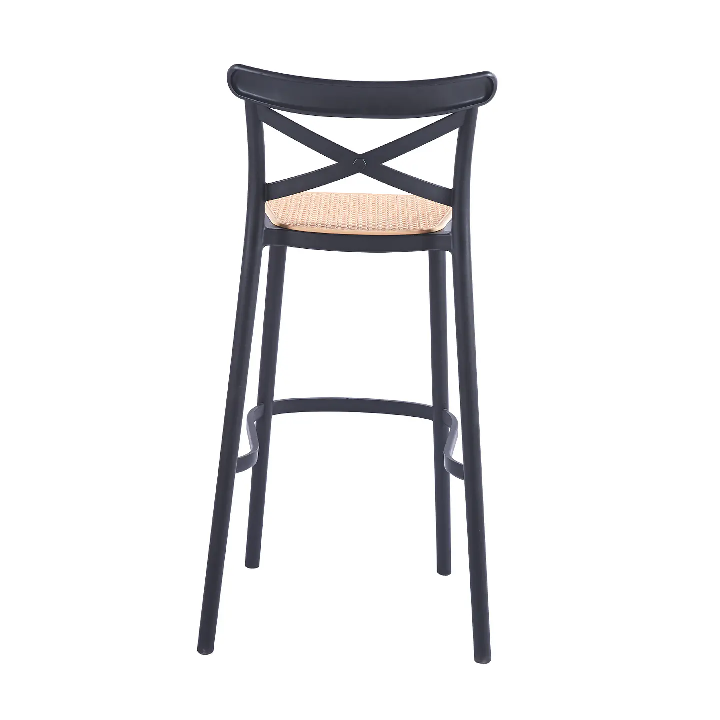 Taburete Crossback 77 cm - Negro 2