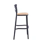 Taburete Crossback 77 cm - Negro - Miniatura 4
