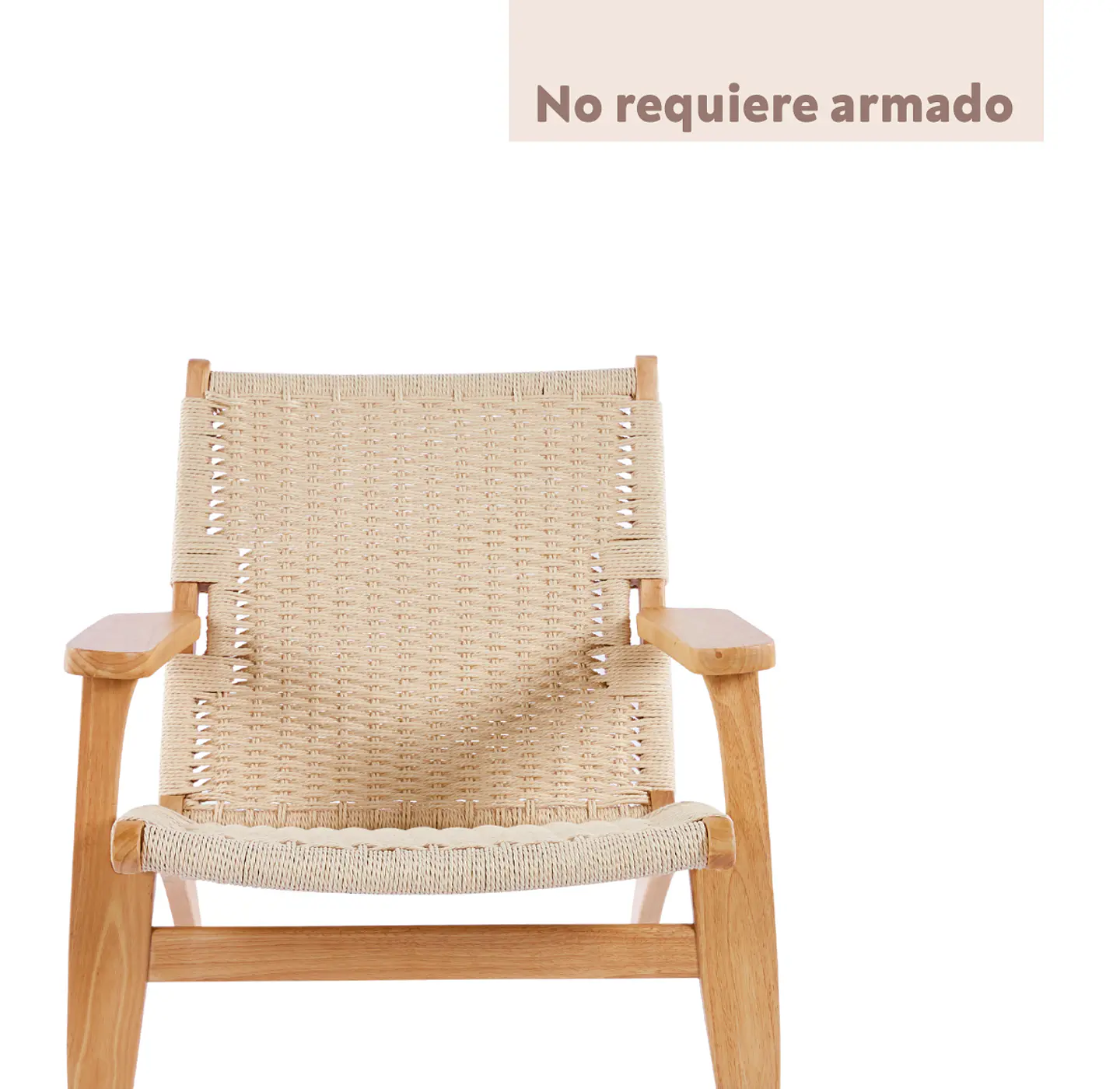 Butaca Danesa Wegner - Madera e Hilo de Cuerda 4