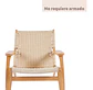 Butaca Danesa Wegner - Madera e Hilo de Cuerda - Miniatura 4