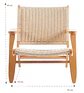 Butaca Danesa Wegner - Madera e Hilo de Cuerda - Miniatura 6