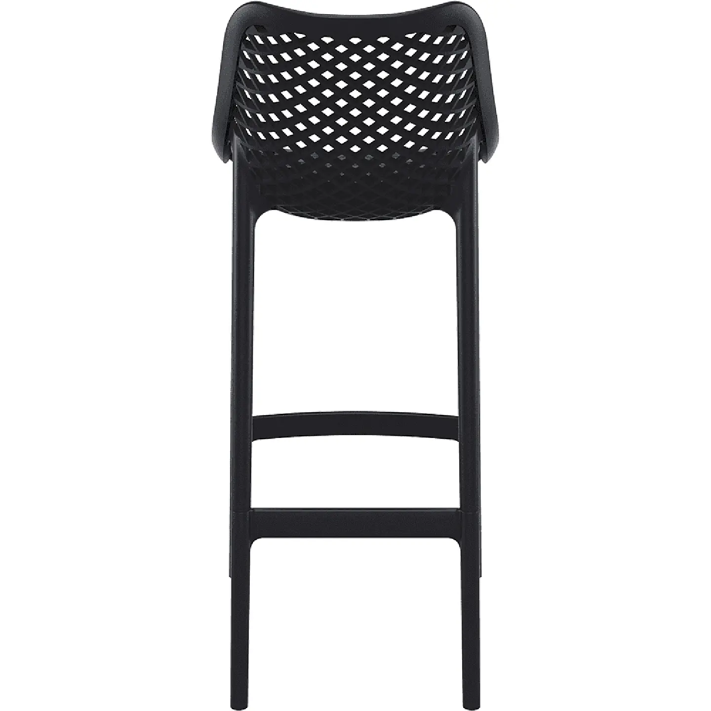 Taburete de Bar o Terraza Berlín - Negro y Blanco  2