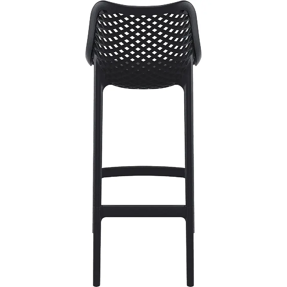 Taburete de Bar o Terraza Berlín - Negro y Blanco  2