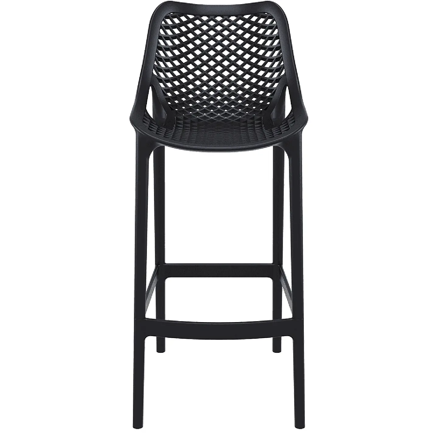 Taburete de Bar o Terraza Berlín - Negro y Blanco  5