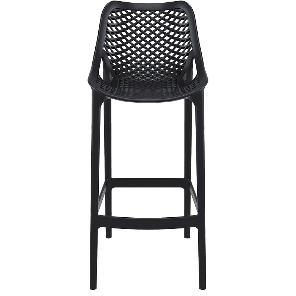 Taburete de Bar o Terraza Berlín - Negro y Blanco  5